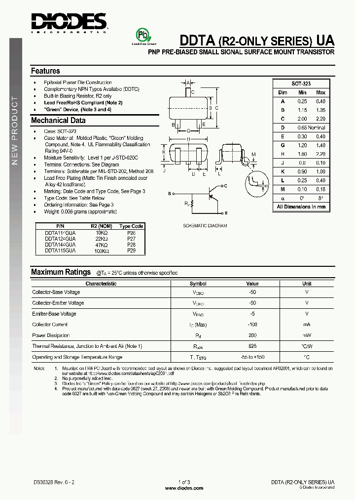 DDTA114GUA_5019878.PDF Datasheet