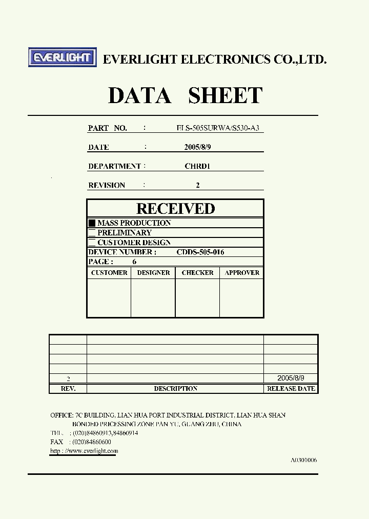 ELS-505SYGWAS530-E2_5021823.PDF Datasheet