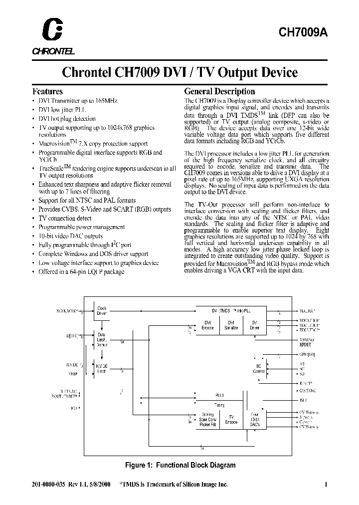 CH7009A_5025687.PDF Datasheet