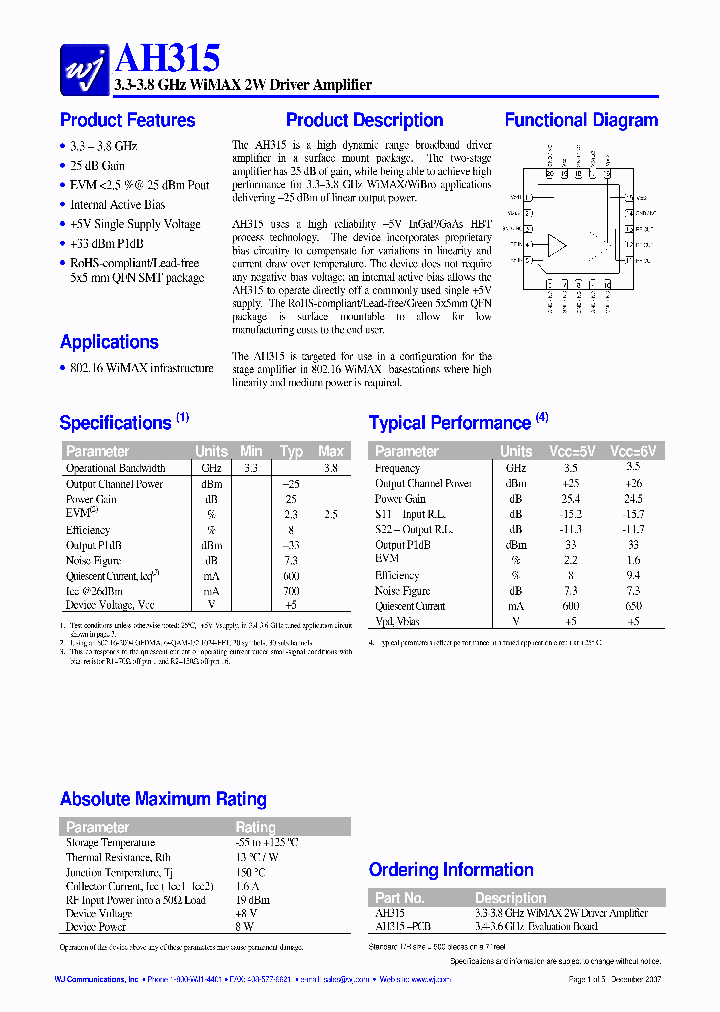 AH315-PCB_5025690.PDF Datasheet