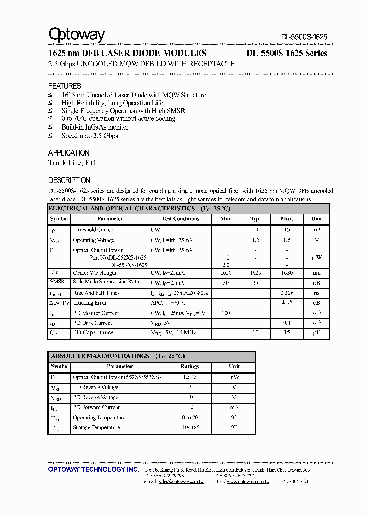DL-5535-1625-F_5025978.PDF Datasheet