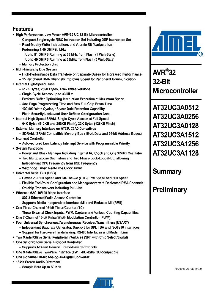 AT32UC3A0128_5026114.PDF Datasheet
