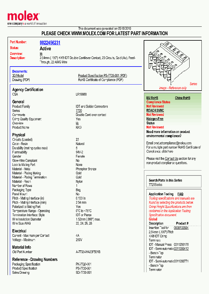 22-45-6231_5026916.PDF Datasheet