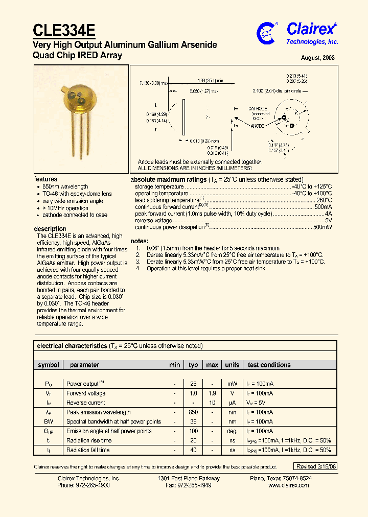 CLE334E_5027739.PDF Datasheet