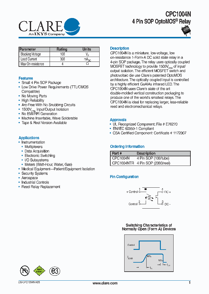 CPC1004N1_5028491.PDF Datasheet