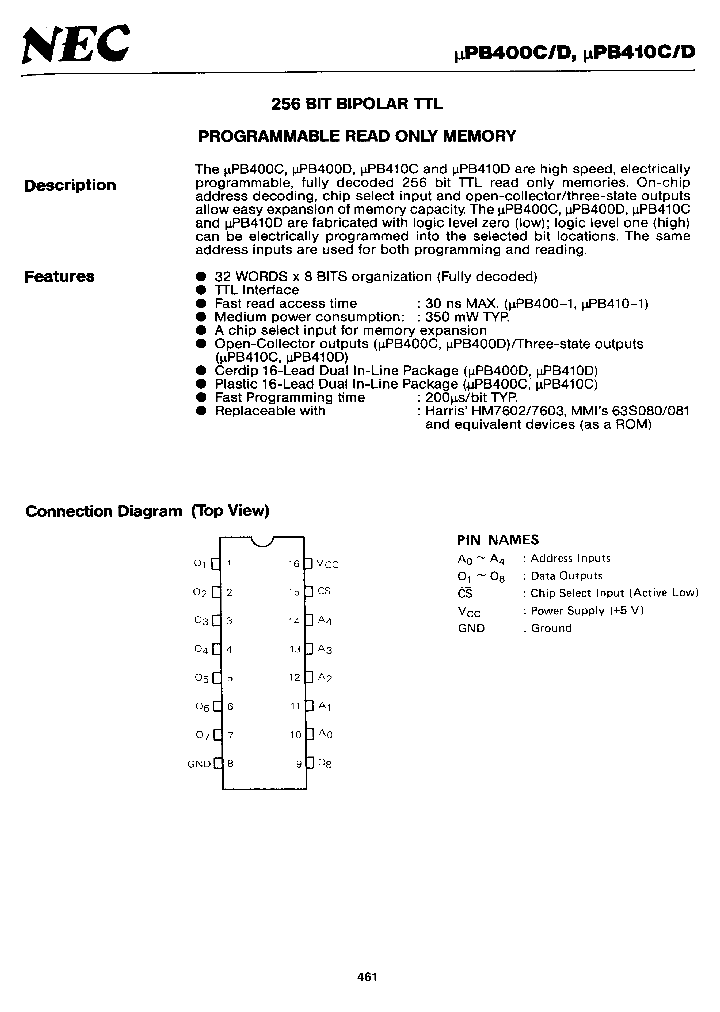 UPB400_5029598.PDF Datasheet