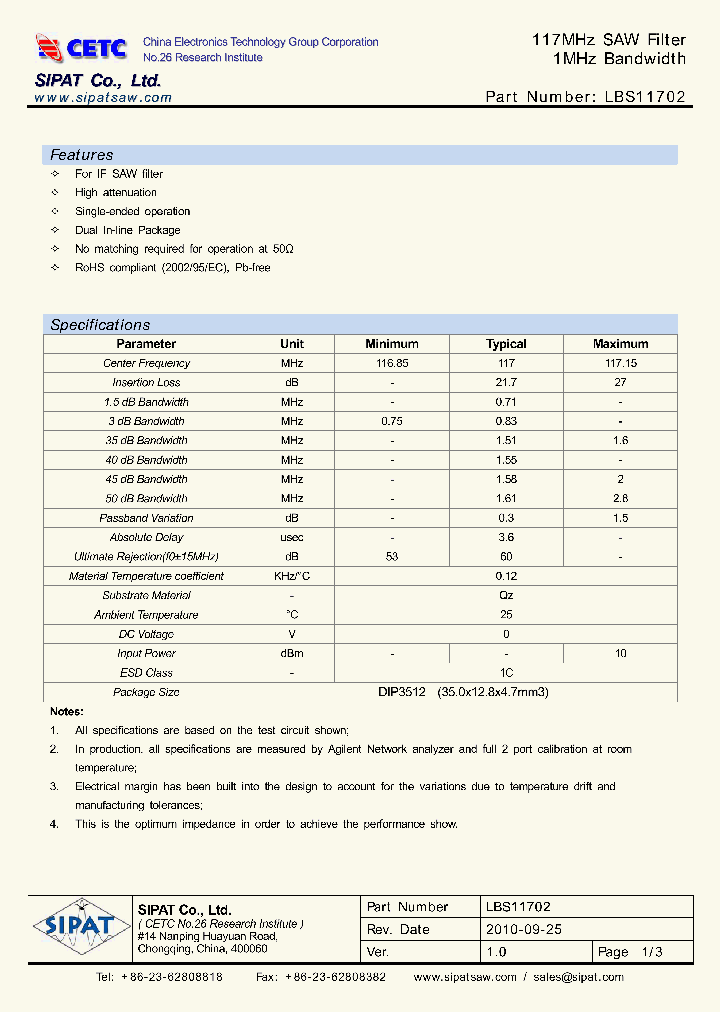LBS11702_5030005.PDF Datasheet