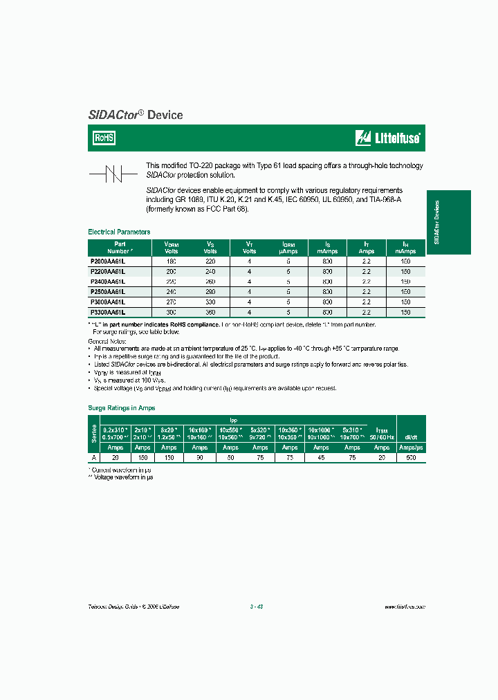 P2400AA61L_5030323.PDF Datasheet