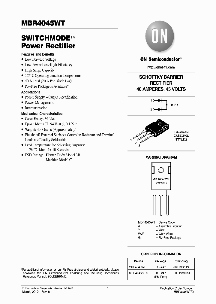 MBR4045WT_5030862.PDF Datasheet