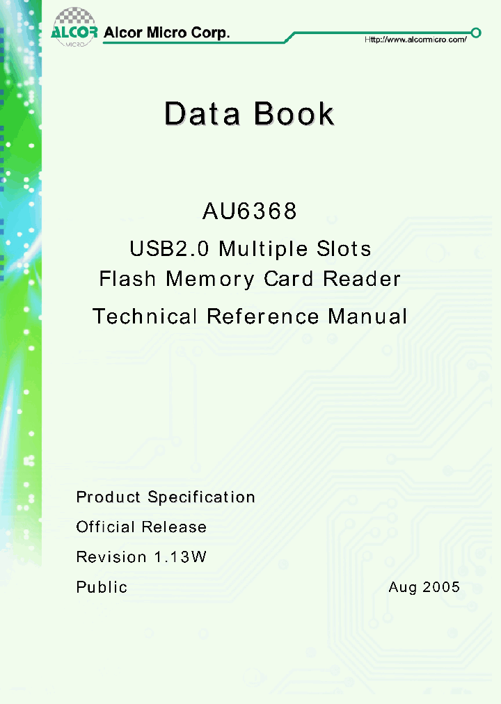 AU6368_5031351.PDF Datasheet