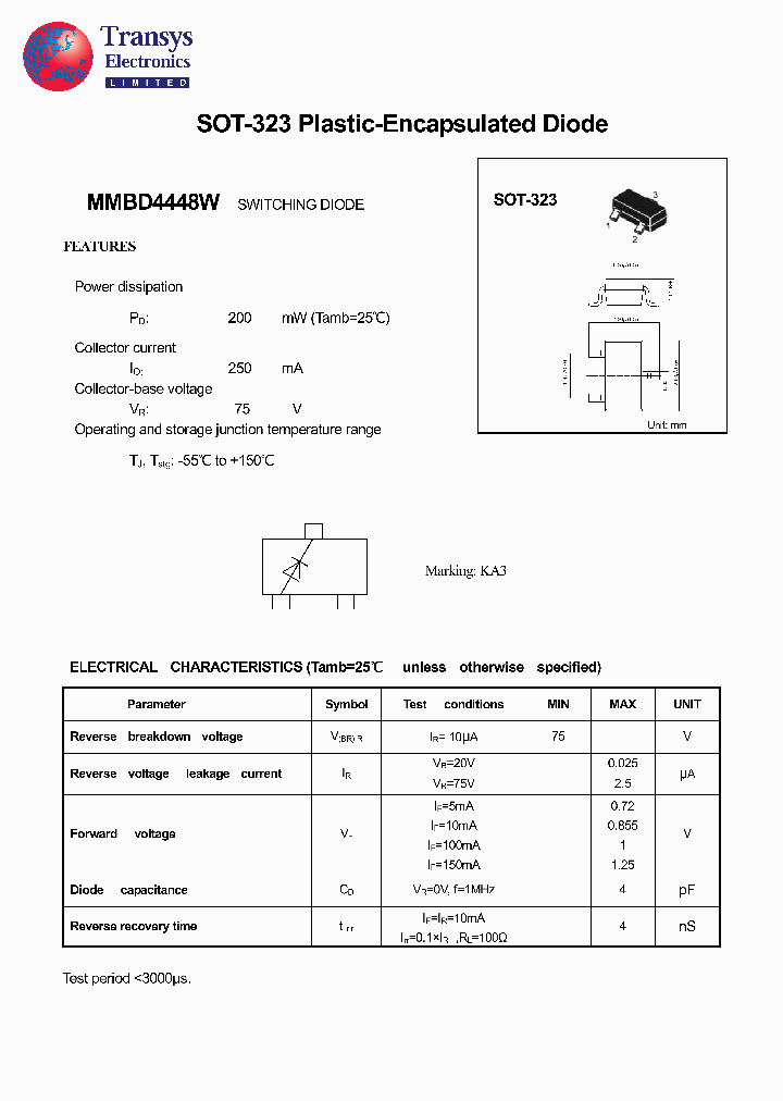 MMBD4448W_5032457.PDF Datasheet
