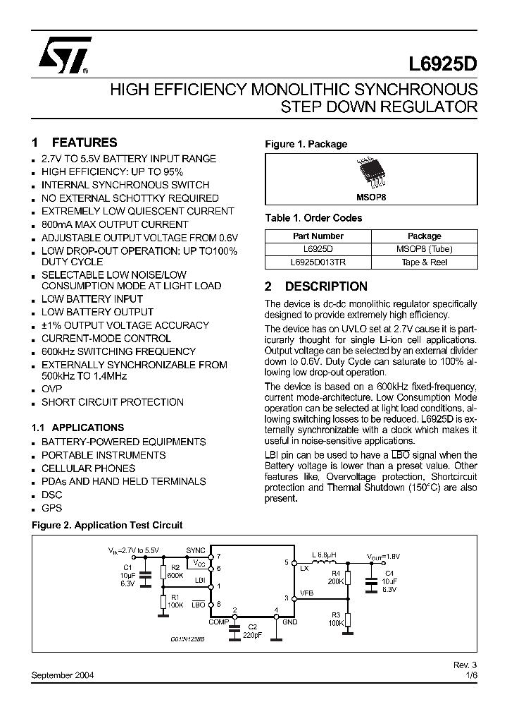 L6925D04_5033095.PDF Datasheet