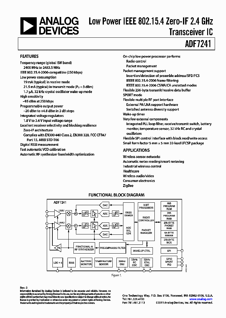 ADF7241_5033530.PDF Datasheet