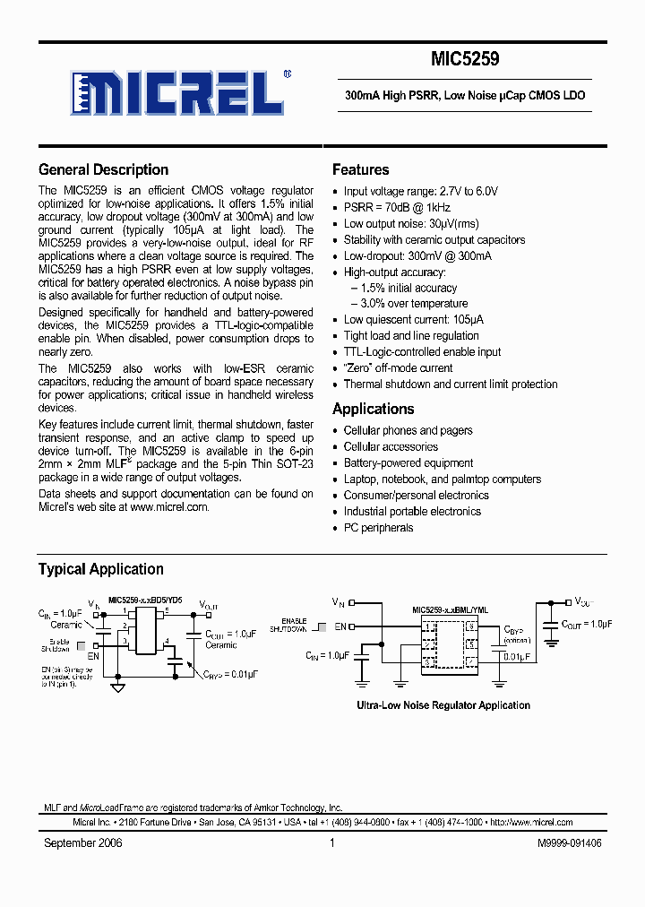 MIC5259-21YML_5035232.PDF Datasheet