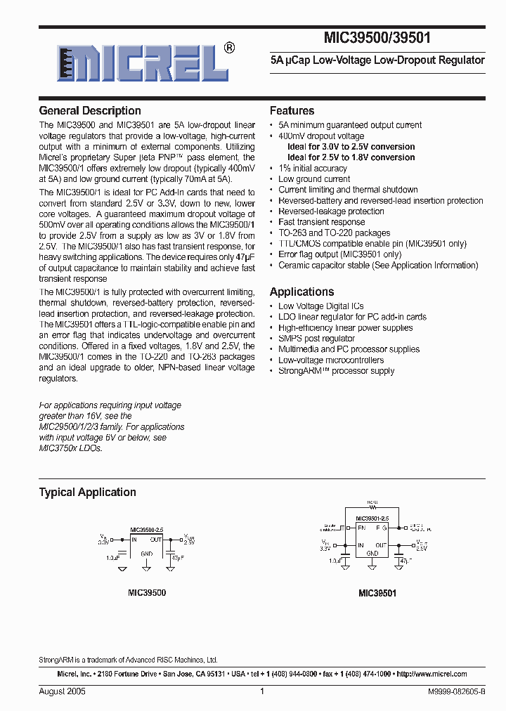 MIC39500-25WT_5035278.PDF Datasheet