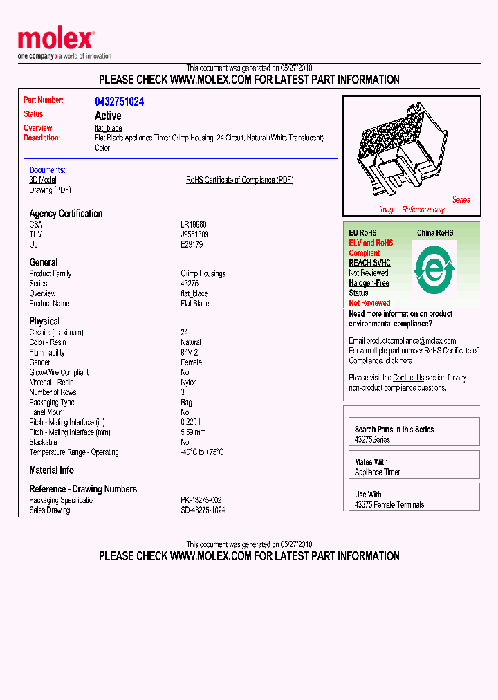43275-1024_5037041.PDF Datasheet
