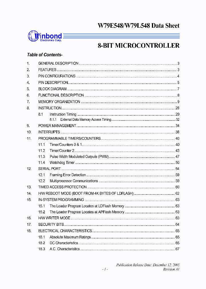 W79E548_5037488.PDF Datasheet
