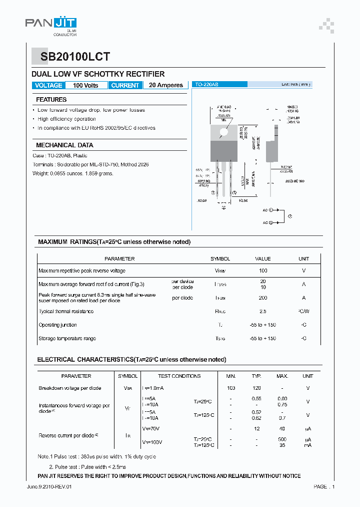 SB20100LCT_5038833.PDF Datasheet