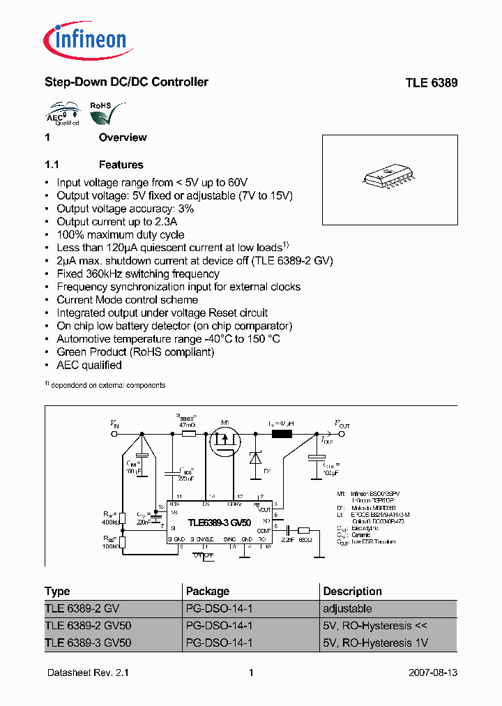 TLE638907_5040470.PDF Datasheet