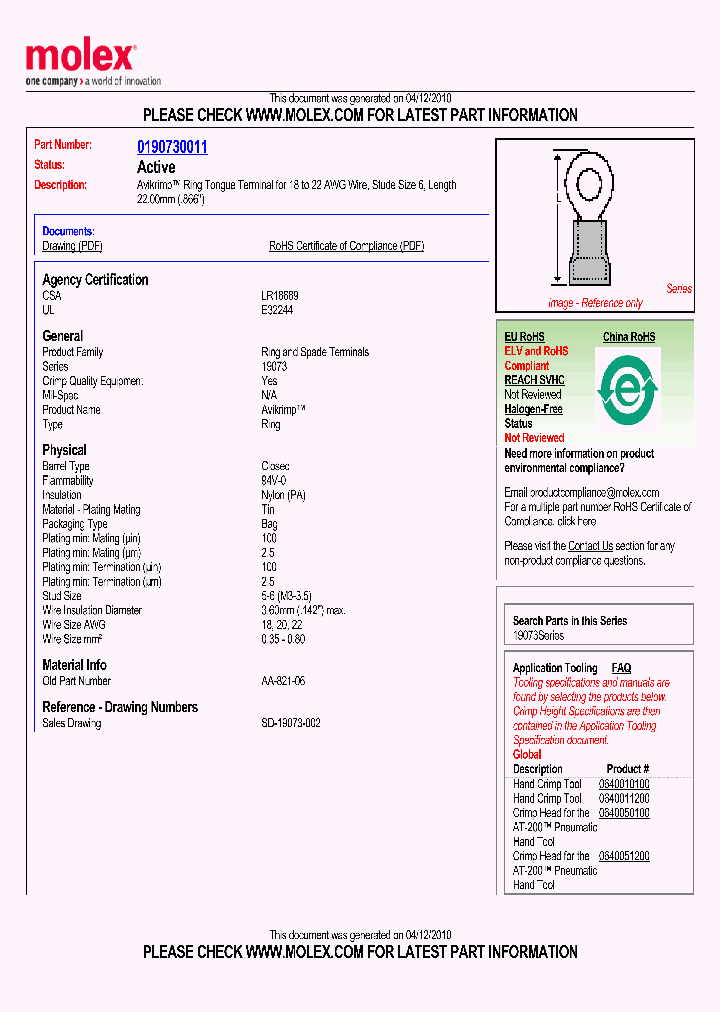 0190730011_5040624.PDF Datasheet