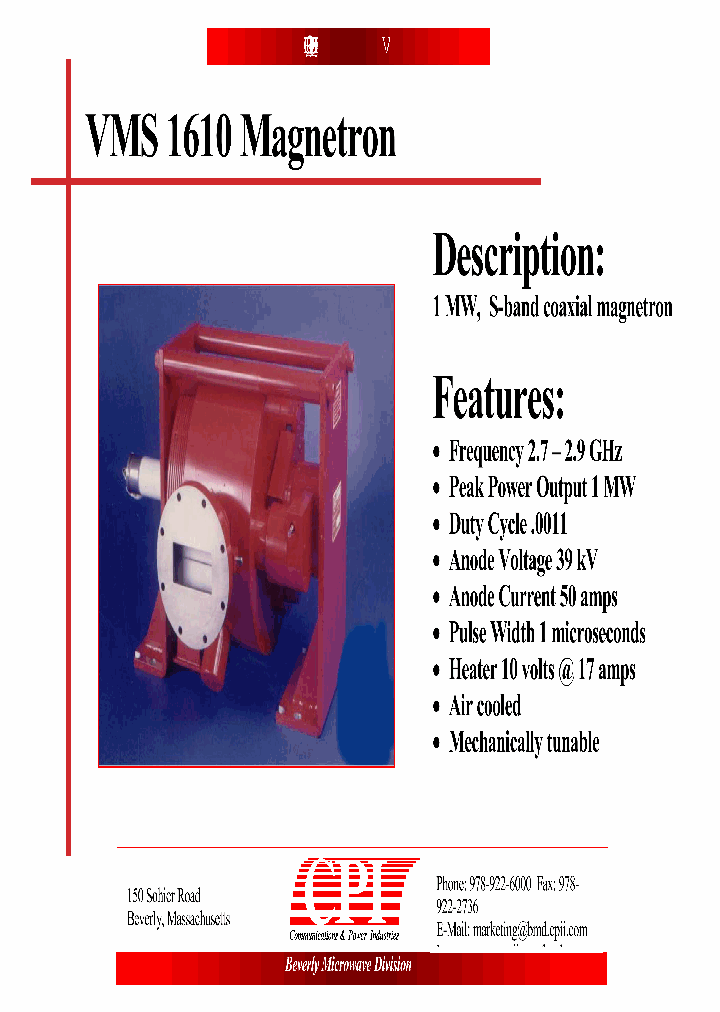 VMS1610_5043713.PDF Datasheet