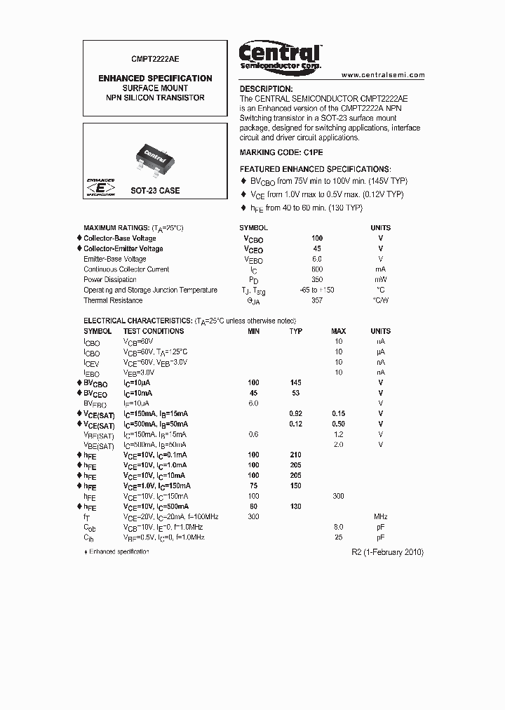 CMPT2222AE10_5045023.PDF Datasheet