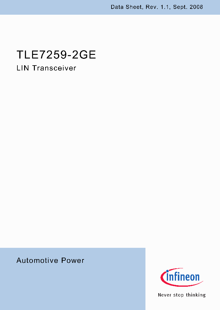 TLE7259-2GE_5048467.PDF Datasheet