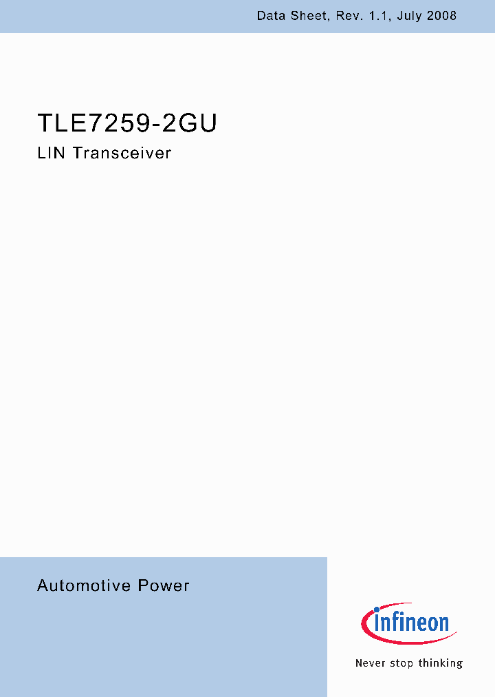TLE7259-2GU_5048468.PDF Datasheet