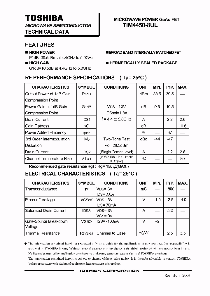 TIM4450-8UL_5049049.PDF Datasheet