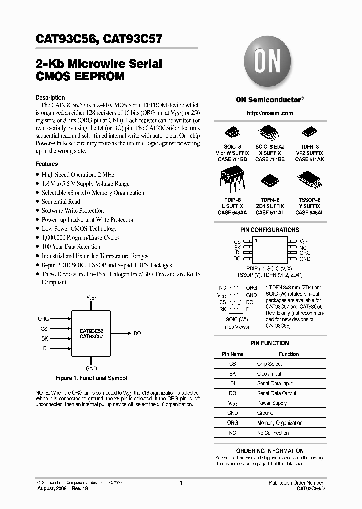 CAT93C56LET2_5049069.PDF Datasheet