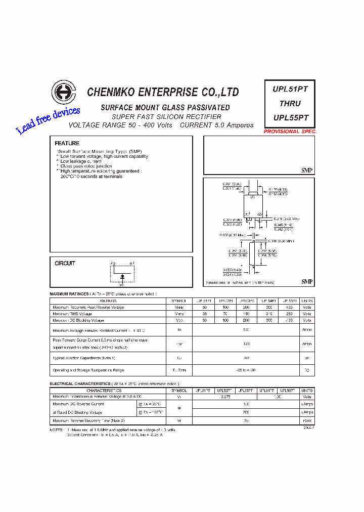 UPL54PT_5050829.PDF Datasheet