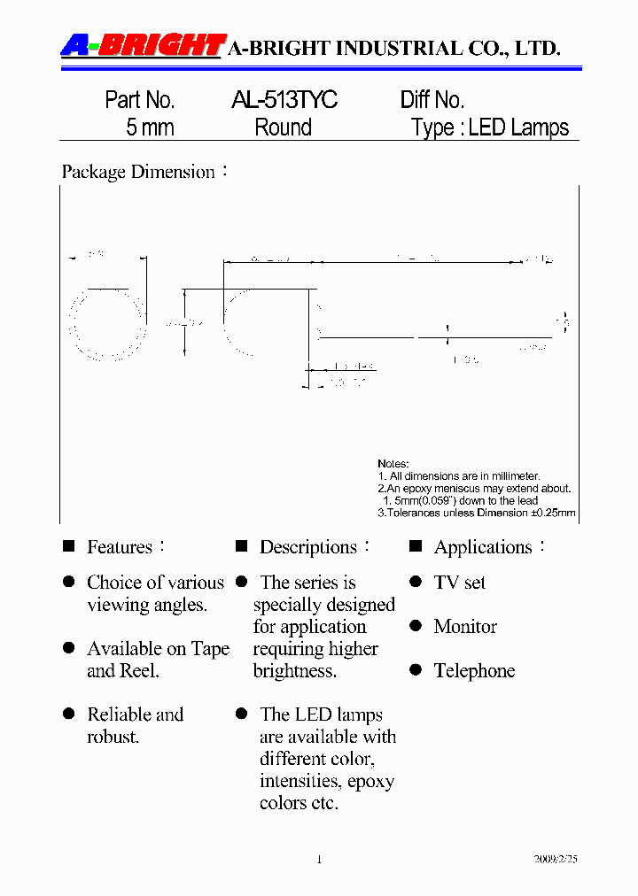 AL-513TYC09_5051276.PDF Datasheet