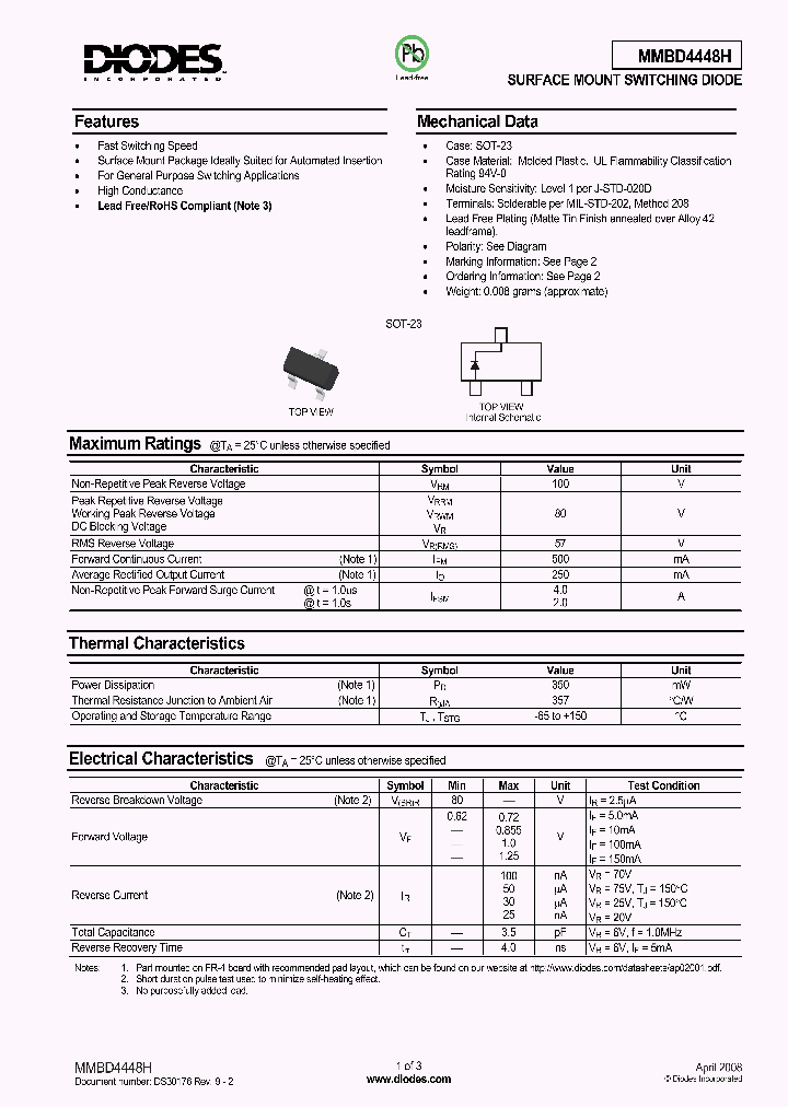 MMBD4448H08_5053849.PDF Datasheet