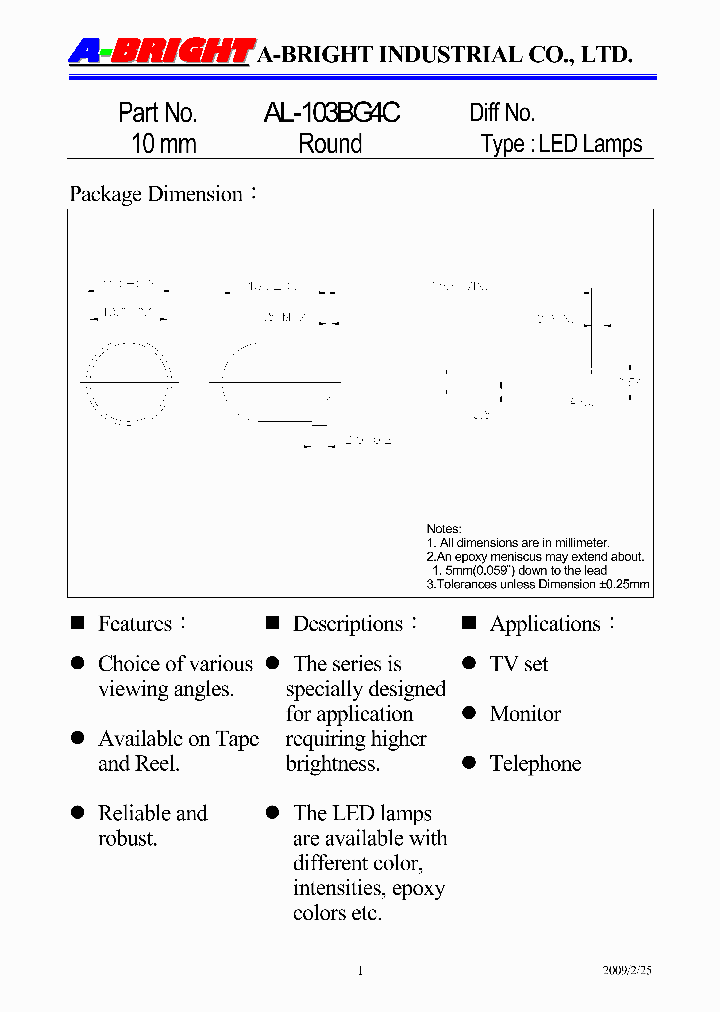 AL-103BG4C09_5056600.PDF Datasheet
