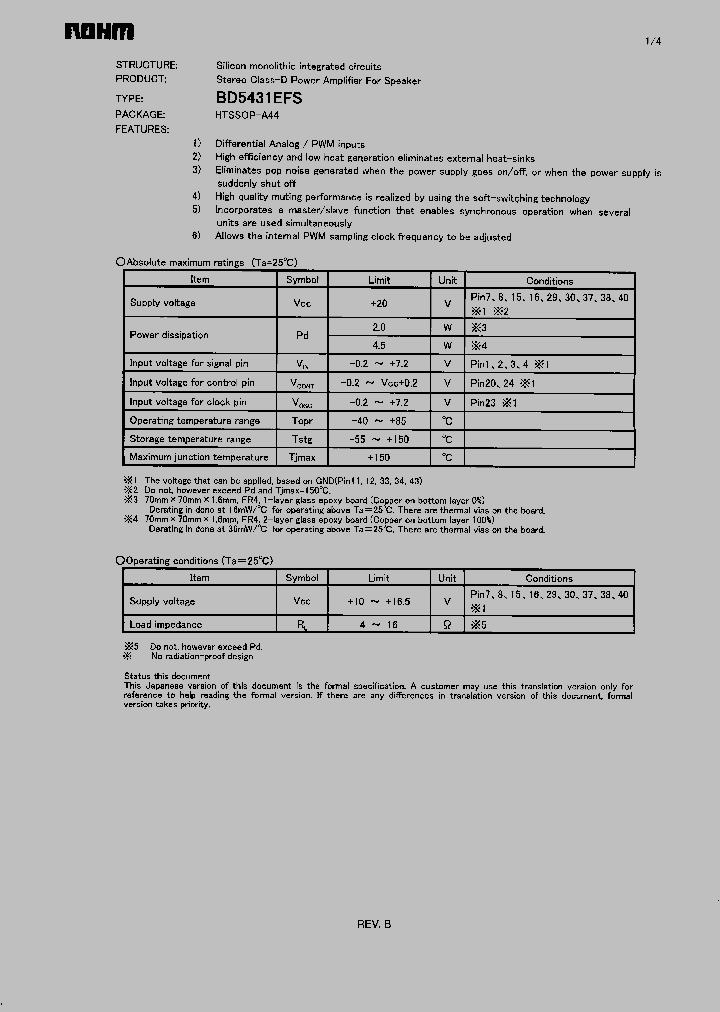 BD5431EFS_5056627.PDF Datasheet