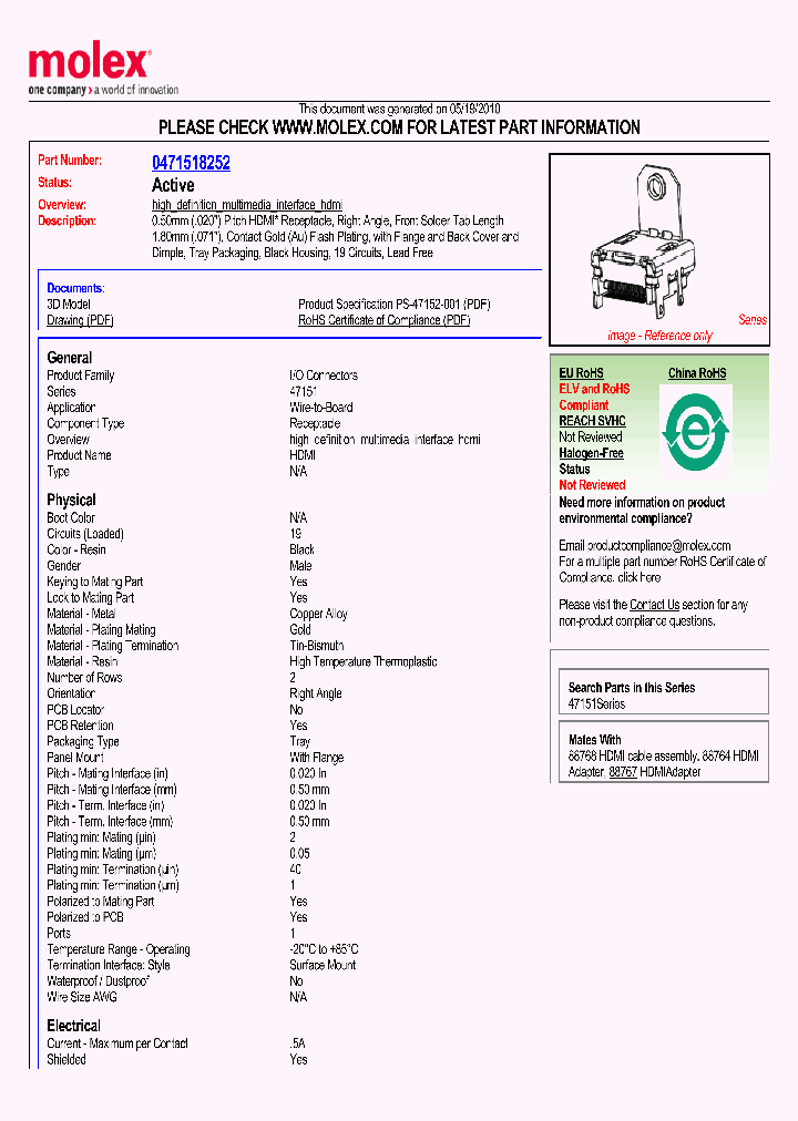 47151-8252_5060796.PDF Datasheet