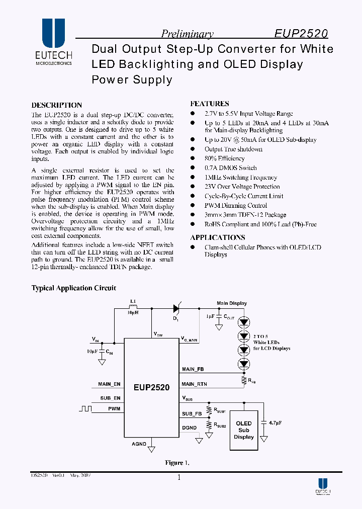 EUP2520_5060799.PDF Datasheet