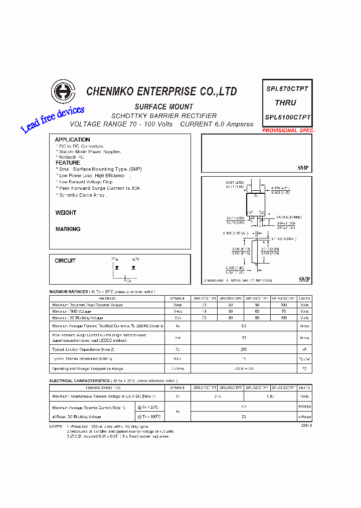 SPL6100CTPT_5065107.PDF Datasheet