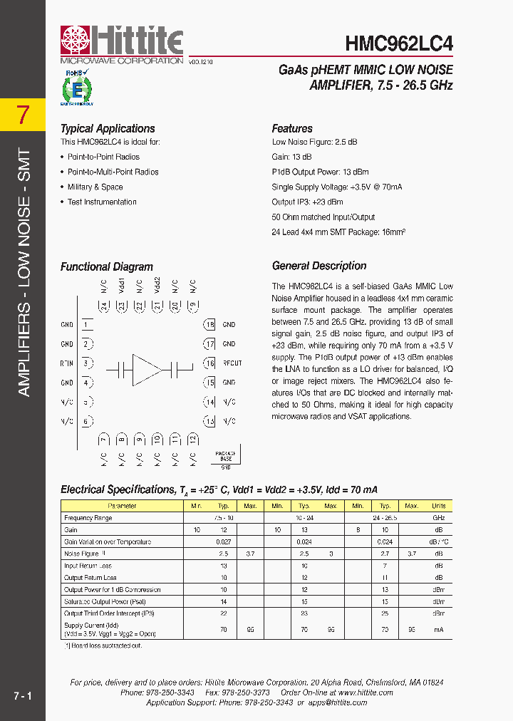 HMC962LC4_5066413.PDF Datasheet