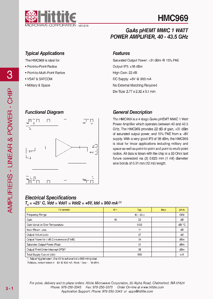 HMC969_5066419.PDF Datasheet