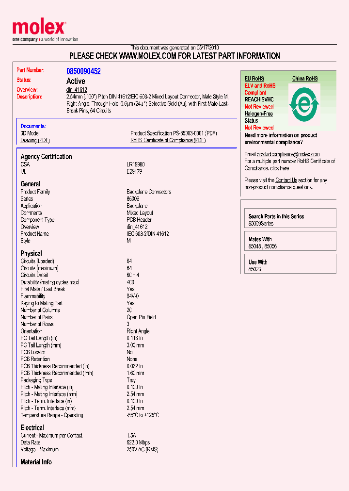 85009-0452_5066675.PDF Datasheet