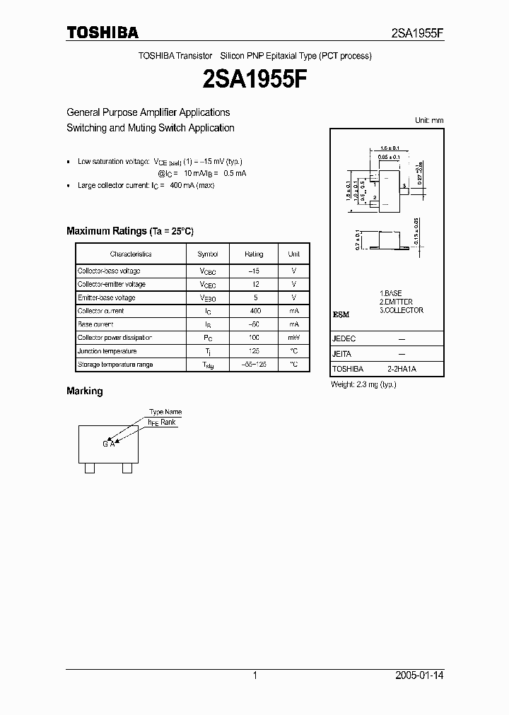 2SA1955F_5067613.PDF Datasheet