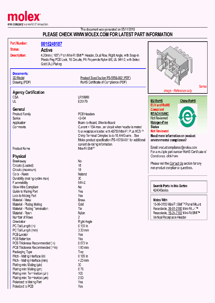 0015249187_5069452.PDF Datasheet