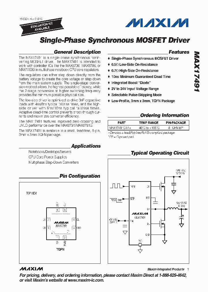 MAX17491_4595.PDF Datasheet