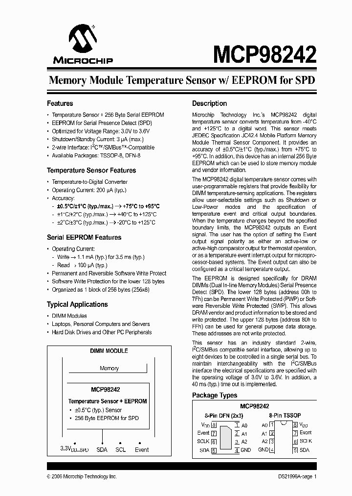 MCP98242-BEMC_6711.PDF Datasheet