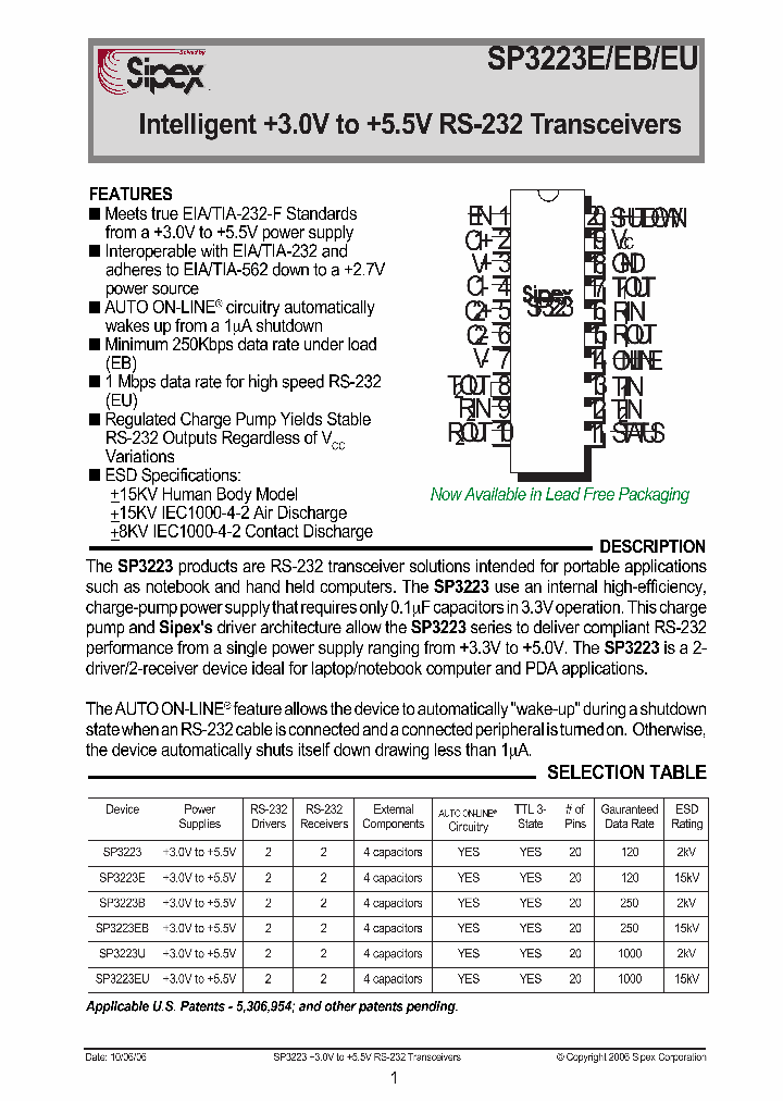 SP3223EUCYTR_7625.PDF Datasheet