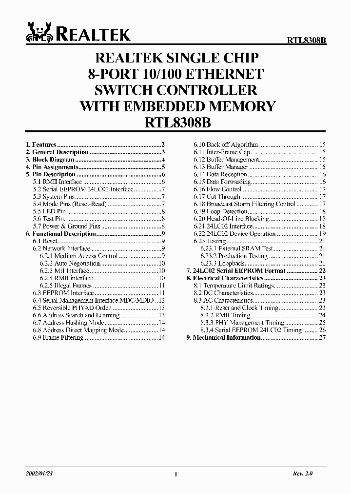 RTL8308B_12410.PDF Datasheet