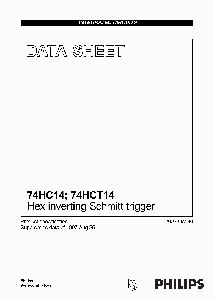 74HC14_12569.PDF Datasheet