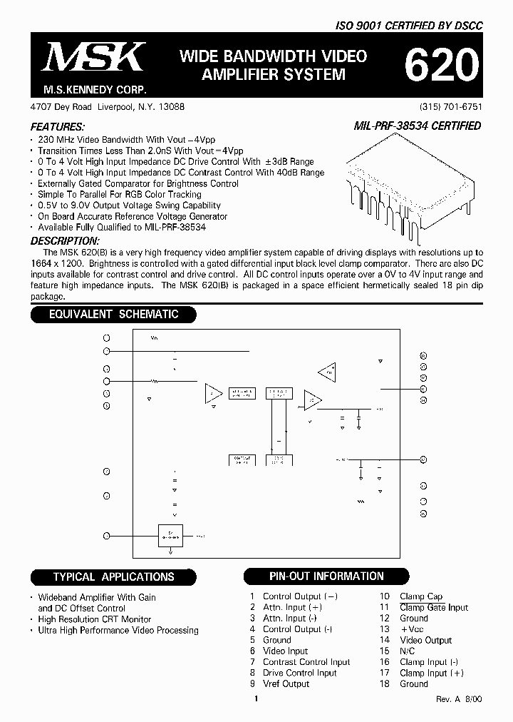 MSK620B_14585.PDF Datasheet