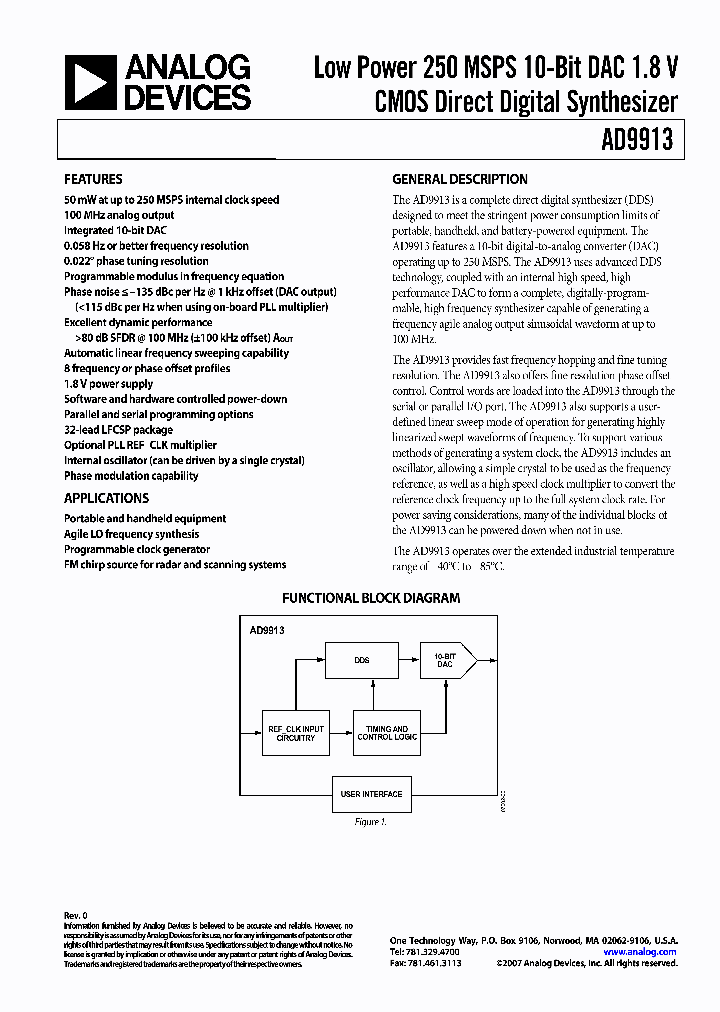 AD9913PCBZ1_16828.PDF Datasheet